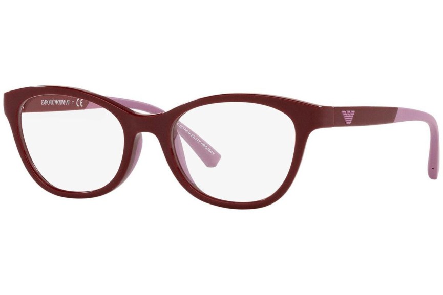 Okuliare Emporio Armani EA3204 5077 Cat Eye Červené