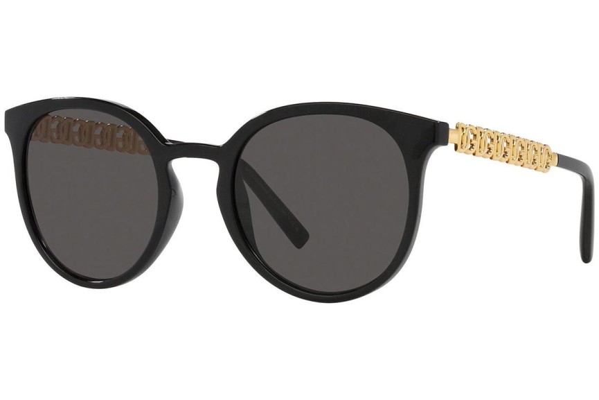 Slnečné okuliare Dolce & Gabbana DG6189U 501/87 Okrúhle Čierne