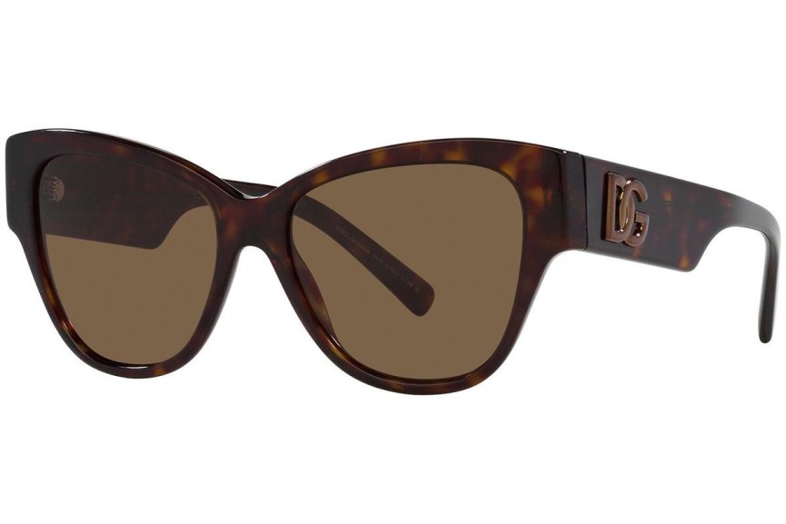 Slnečné okuliare Dolce & Gabbana DG4449 502/73 Cat Eye Havana