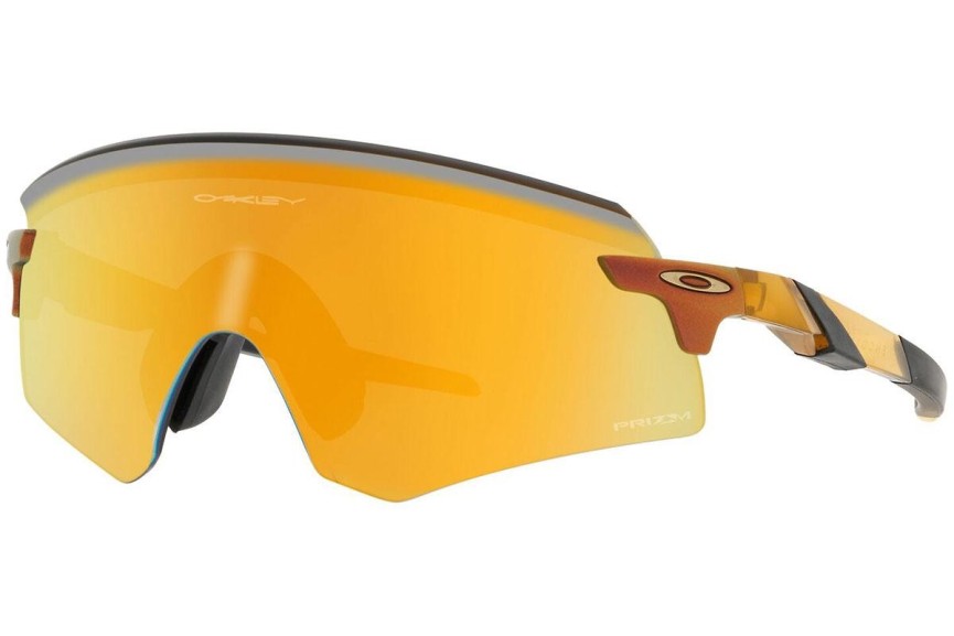 Slnečné okuliare Oakley Encoder OO9471 947120 Jednoliate | Shield Hnedé