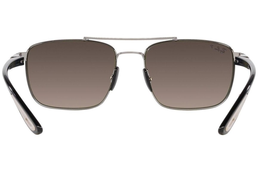 Slnečné okuliare Ray-Ban RB3715M F0845J Polarized Pilot Strieborné