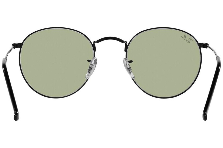 Slnečné okuliare Ray-Ban Round Metal RB3447 002/52 Okrúhle Čierne