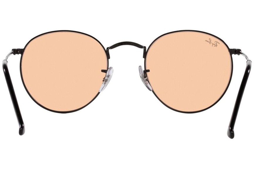 Slnečné okuliare Ray-Ban Round Metal RB3447 002/4B Okrúhle Čierne