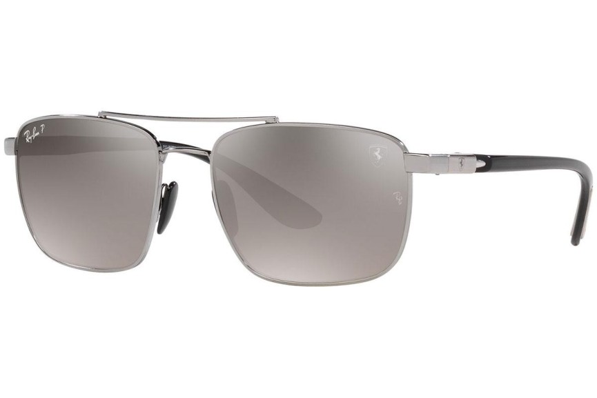 Slnečné okuliare Ray-Ban RB3715M F0845J Polarized Pilot Strieborné