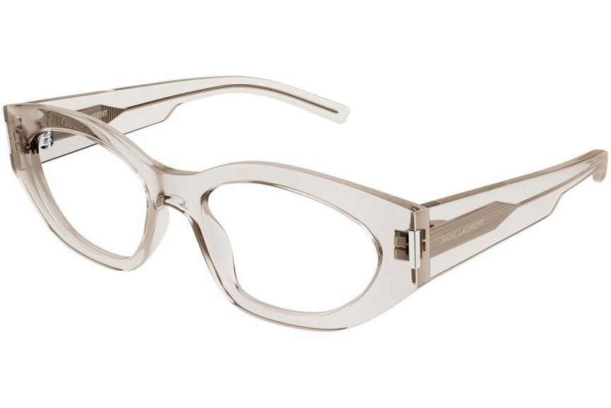 Okuliare Saint Laurent SL638OPT 004 Cat Eye Béžové