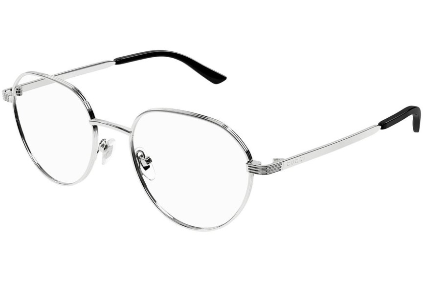 Okuliare Gucci GG1458O 003 Okrúhle Strieborné