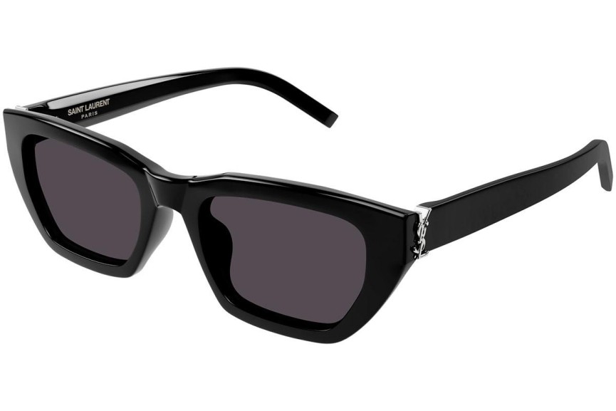 Slnečné okuliare Saint Laurent SLM127/F 001 Cat Eye Čierne