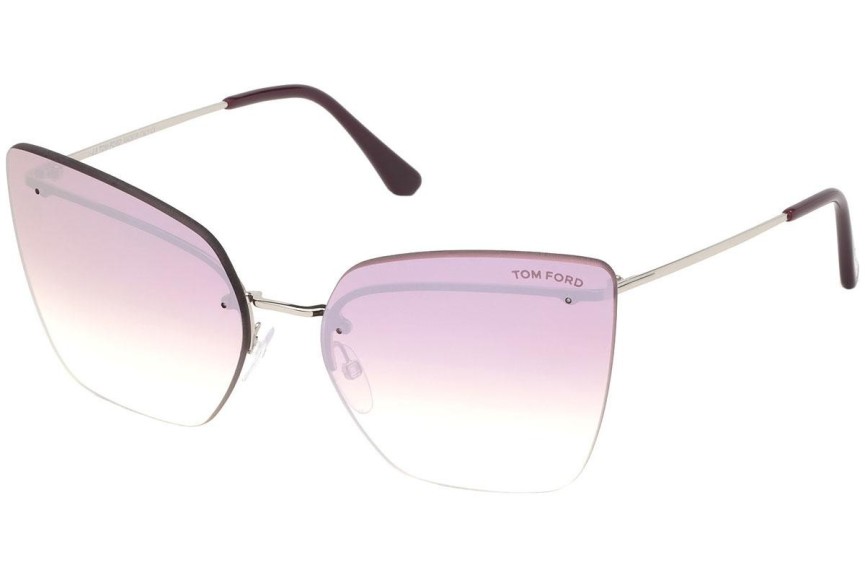 Slnečné okuliare Tom Ford Camilla FT0682 16Z Cat Eye Strieborné