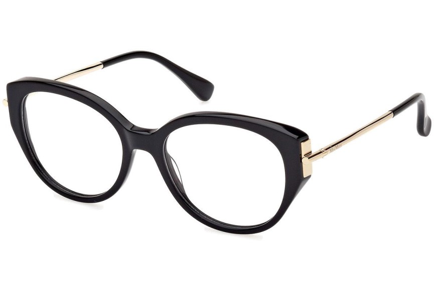 Okuliare Max Mara MM5116 001 Okrúhle Čierne