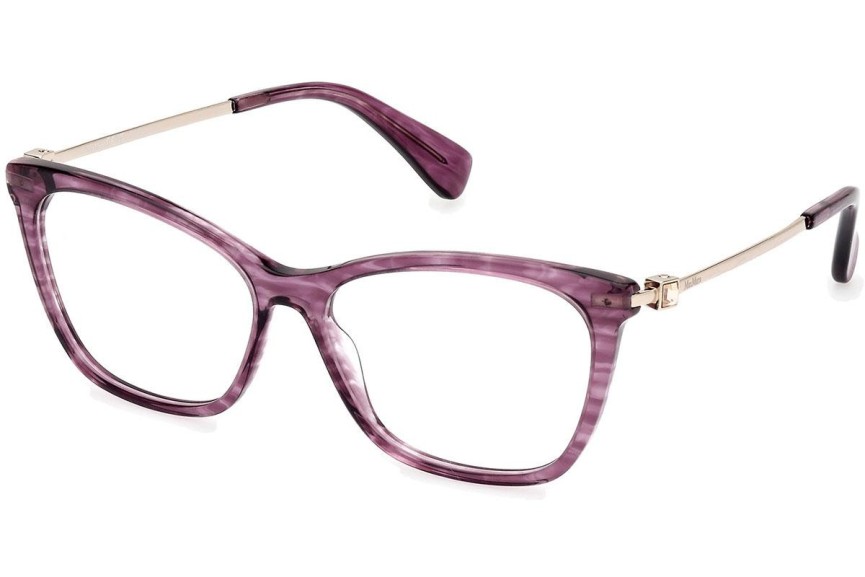 Okuliare Max Mara MM5070 083 Squared Fialové