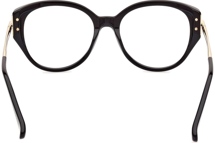 Okuliare Max Mara MM5116 001 Okrúhle Čierne