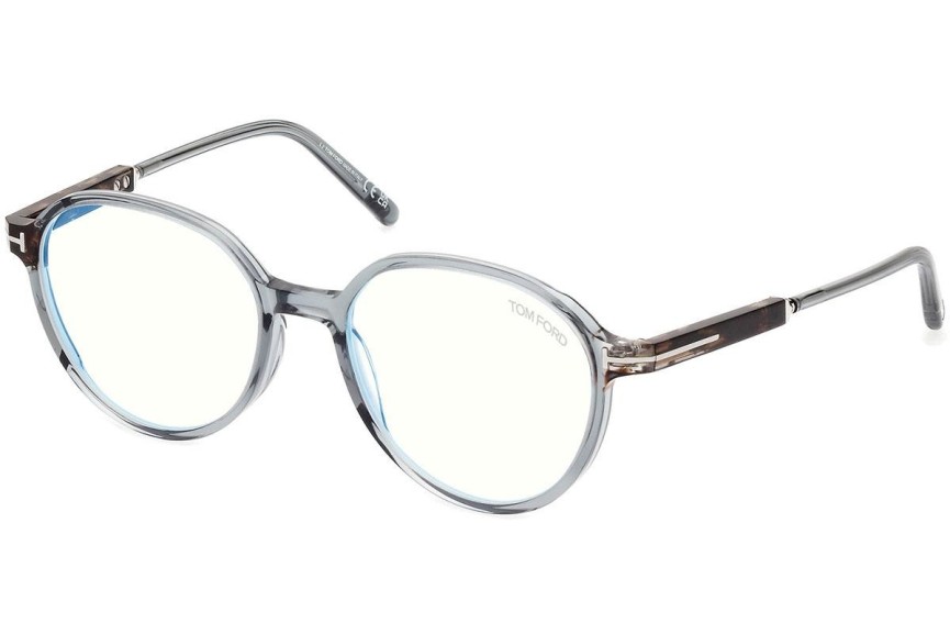 Okuliare Tom Ford FT5910-B 084 Okrúhle Modré