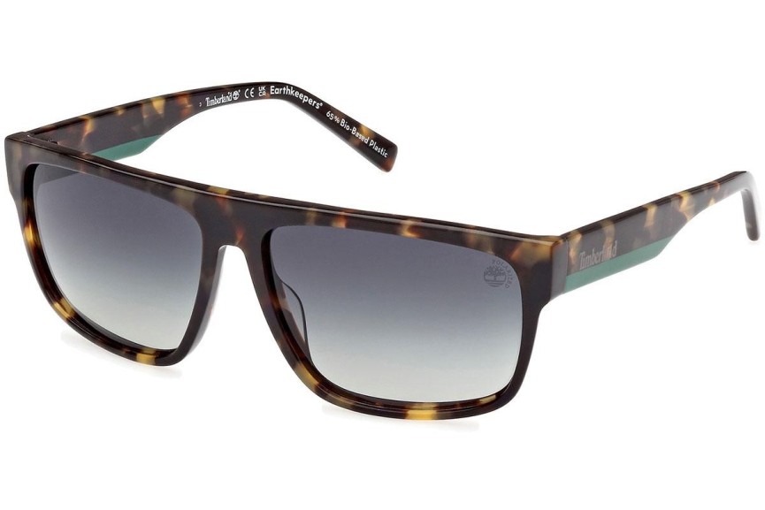 Slnečné okuliare Timberland TB9342 53R Polarized Obdĺžníkové Havana