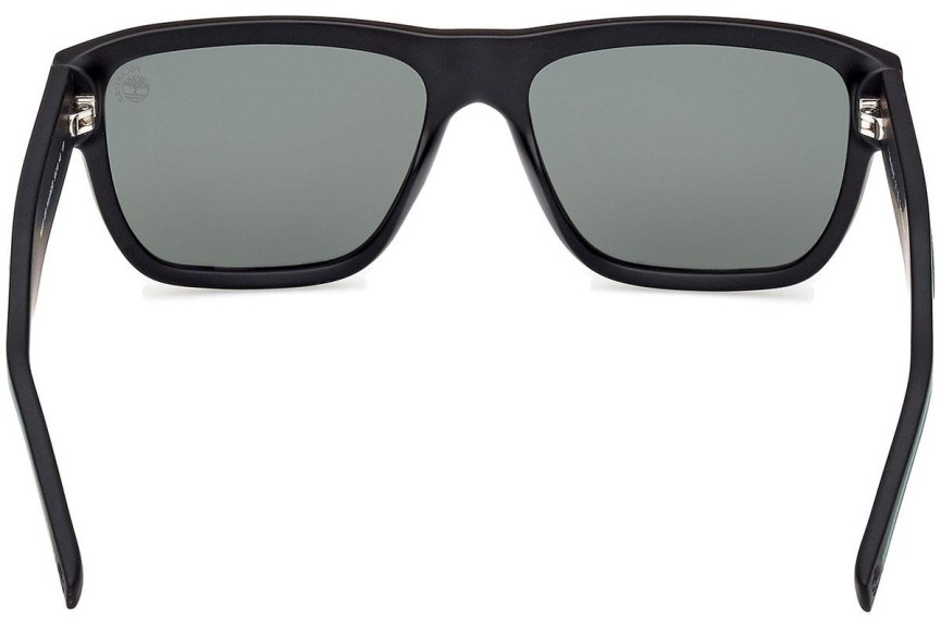 Slnečné okuliare Timberland TB9337 02R Polarized Squared Čierne