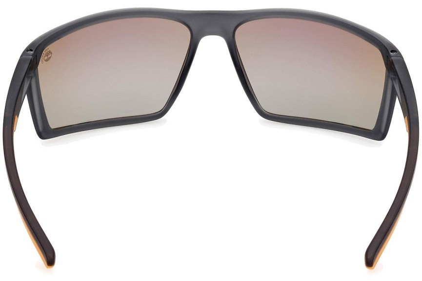 Slnečné okuliare Timberland TB9333 20D Polarized Squared Sivé