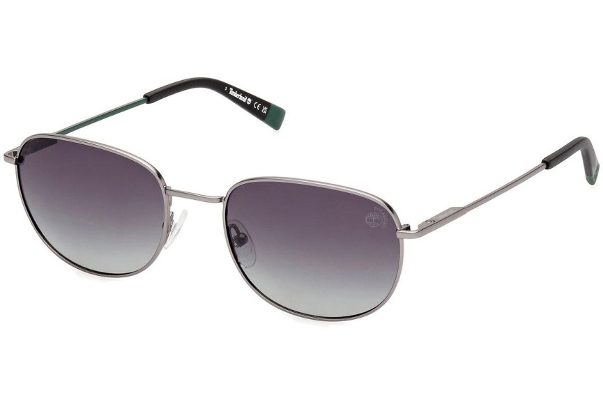 Slnečné okuliare Timberland TB9339 09D Polarized Oválne Sivé