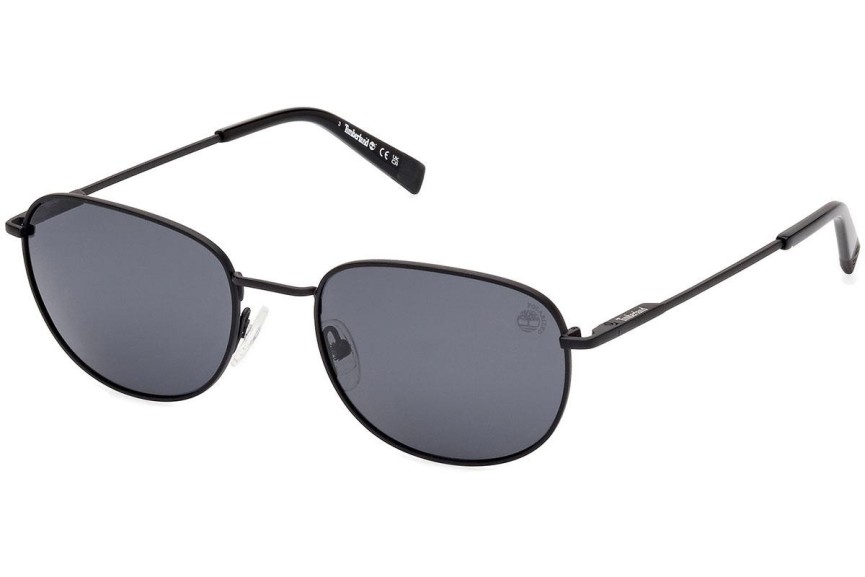 Slnečné okuliare Timberland TB9339 02D Polarized Oválne Čierne