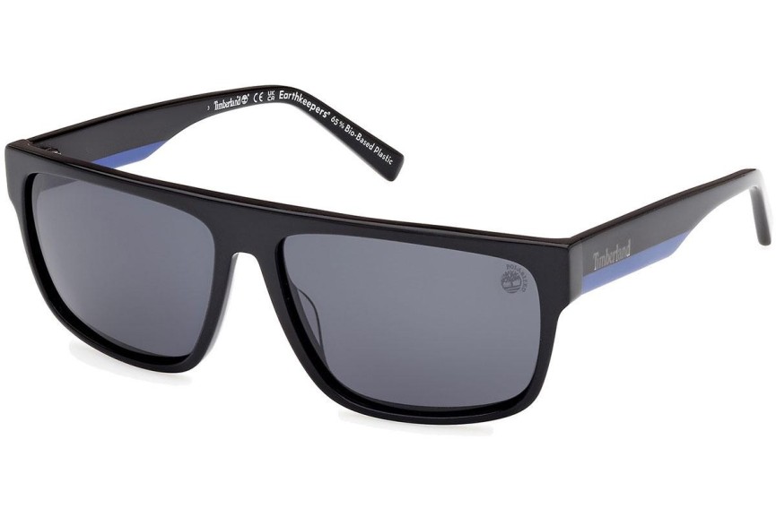 Slnečné okuliare Timberland TB9342 01D Polarized Obdĺžníkové Čierne