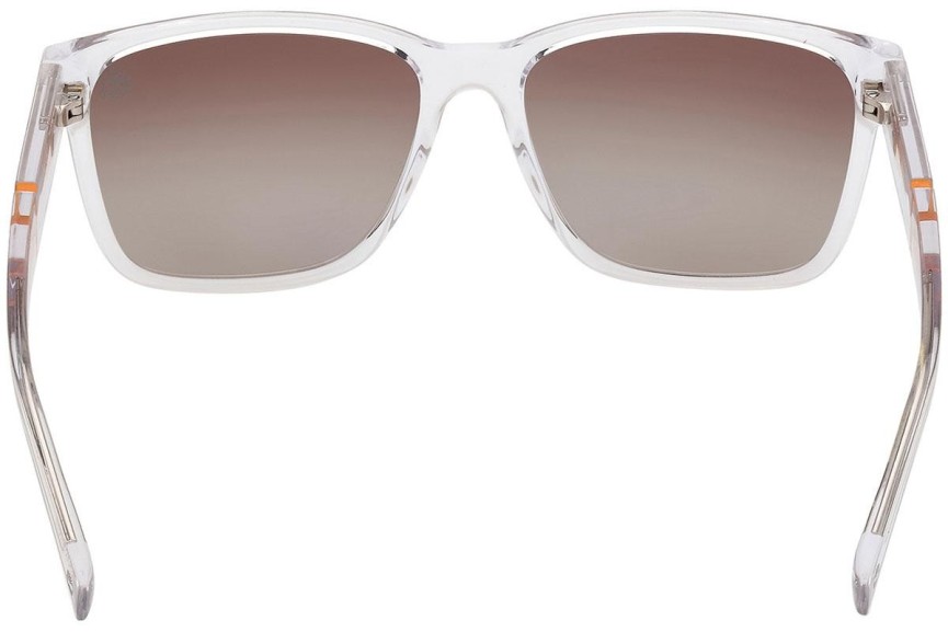 Slnečné okuliare Timberland TB9335-H 26H Polarized Squared Priehľadné