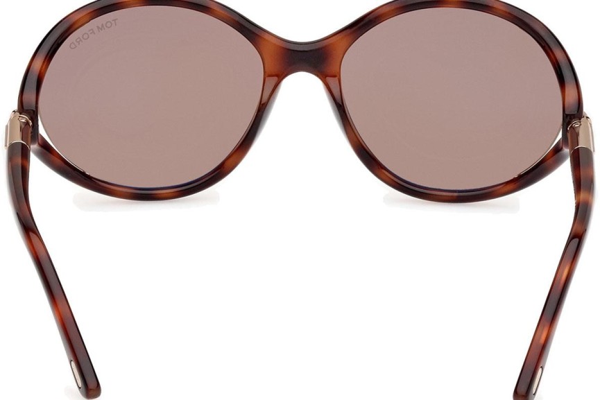 Slnečné okuliare Tom Ford Melody FT1090 53E Okrúhle Havana