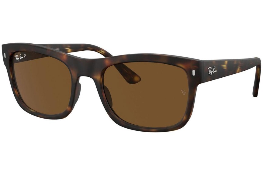 Slnečné okuliare Ray-Ban RB4428 894/57 Polarized Squared Havana