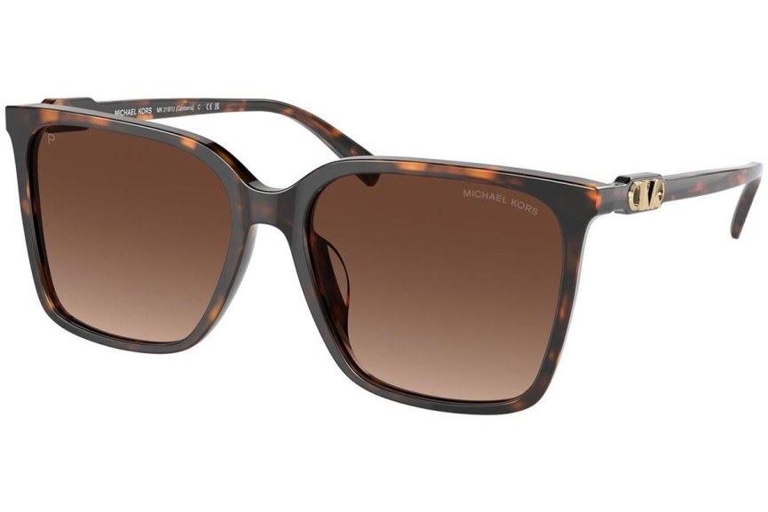 Slnečné okuliare Michael Kors MK2197U 3006T5 Polarized Squared Čierne