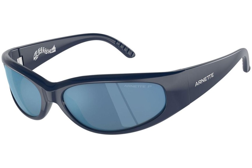 Slnečné okuliare Arnette Catfish AN4302 275422 Polarized Obdĺžníkové Modré