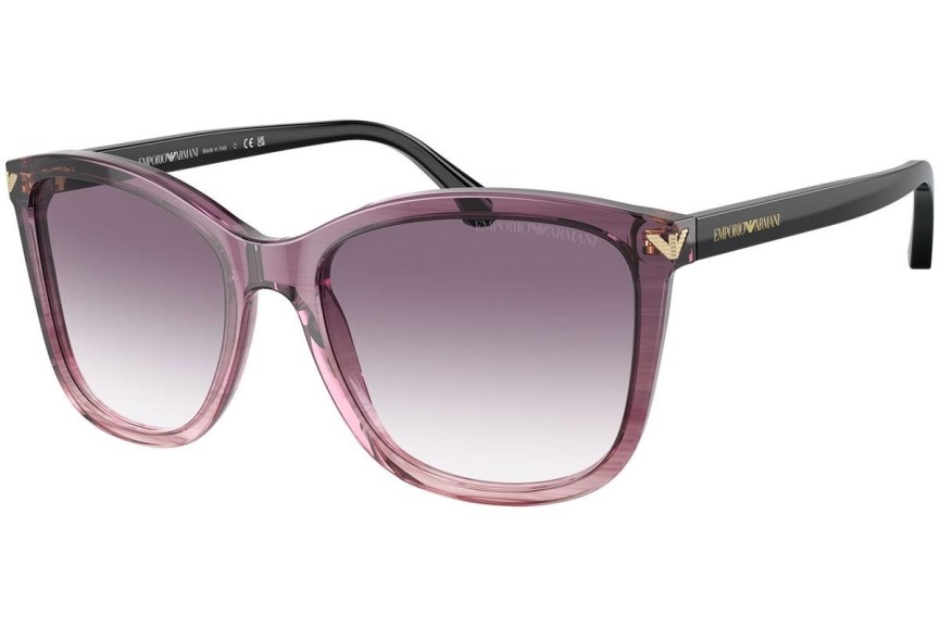 Slnečné okuliare Emporio Armani EA4060 59668H Squared Fialové