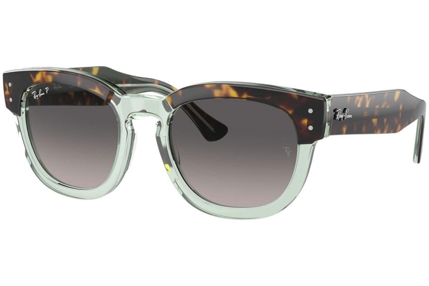 Slnečné okuliare Ray-Ban RB0298S 1376M3 Polarized Squared Zelené