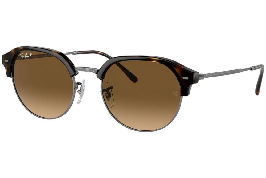 Slnečné okuliare Ray-Ban RB4429 710/M2 Polarized Oválne Havana