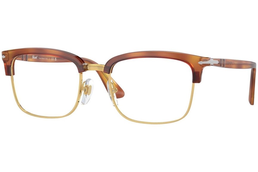 Okuliare Persol PO3340V 96 Obdĺžníkové Hnedé