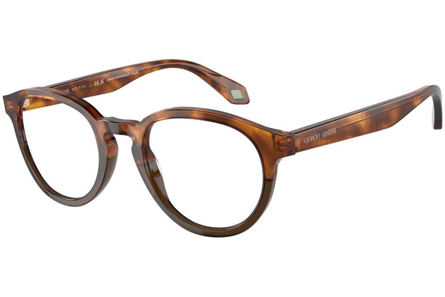 Okuliare Giorgio Armani AR7248 5988 Okrúhle Havana