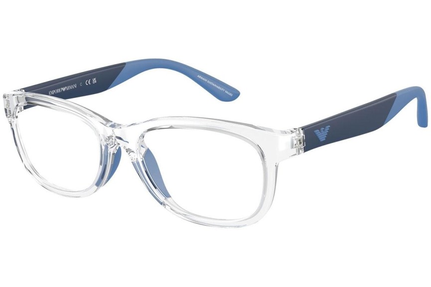 Okuliare Emporio Armani EK3001 5893 Squared Priehľadné