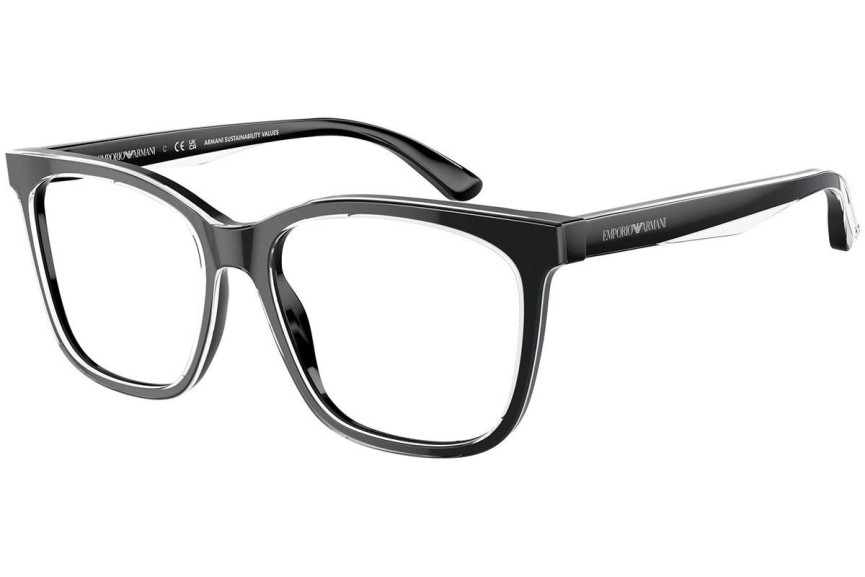 Okuliare Emporio Armani EA3228 6051 Squared Čierne