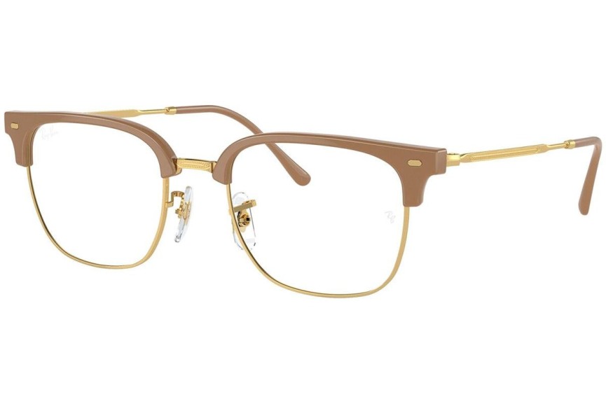 Okuliare Ray-Ban New Clubmaster RX7216 8342 Browline Béžové