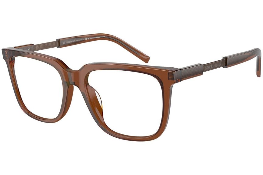 Okuliare Giorgio Armani AR7252U 6049 Squared Hnedé