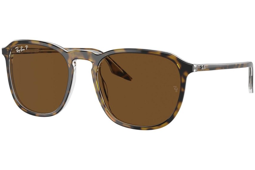 Slnečné okuliare Ray-Ban RB2203 139357 Polarized Squared Havana