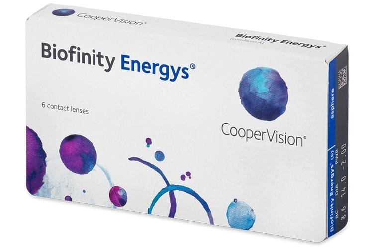 Kontaktné šošovky Mesačné Biofinity Energys (6 šošoviek)