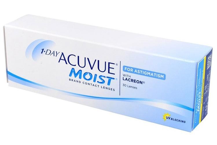 Kontaktné šošovky Denné 1 Day Acuvue Moist pre Astigmatizmus (30 šošoviek)