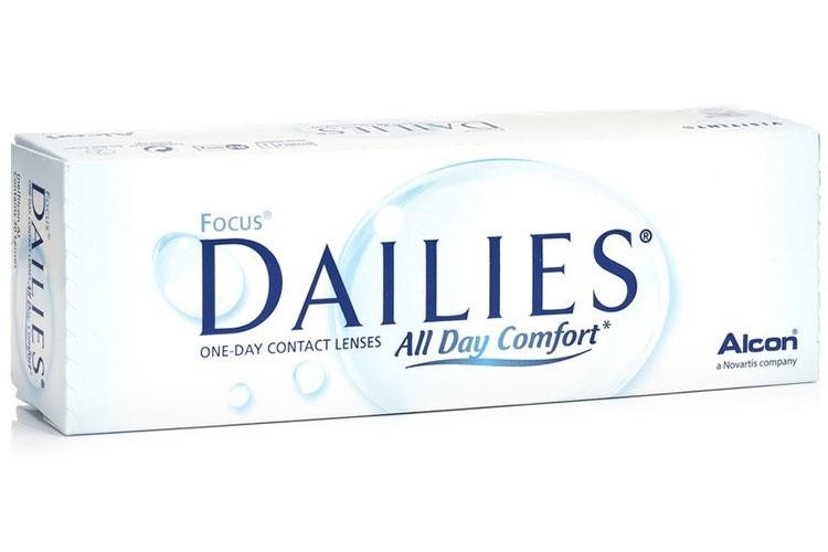 Kontaktné šošovky Denné Focus Dailies All Day Comfort (30 šošoviek)