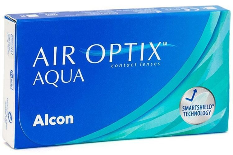 Kontaktné šošovky Mesačné Air Optix Aqua (6 šošoviek)