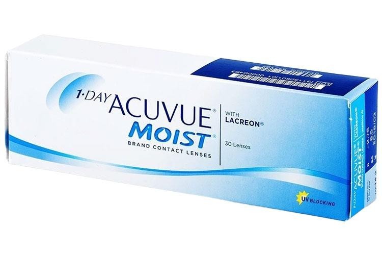 Kontaktné šošovky Denné 1 Day Acuvue Moist (30 šošoviek)