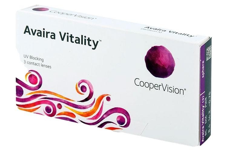 Kontaktné šošovky Mesačné Avaira Vitality (3 šošovky)