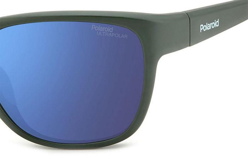 Slnečné okuliare Polaroid PLD7051/S DLD/QG Polarized Obdĺžníkové Zelené