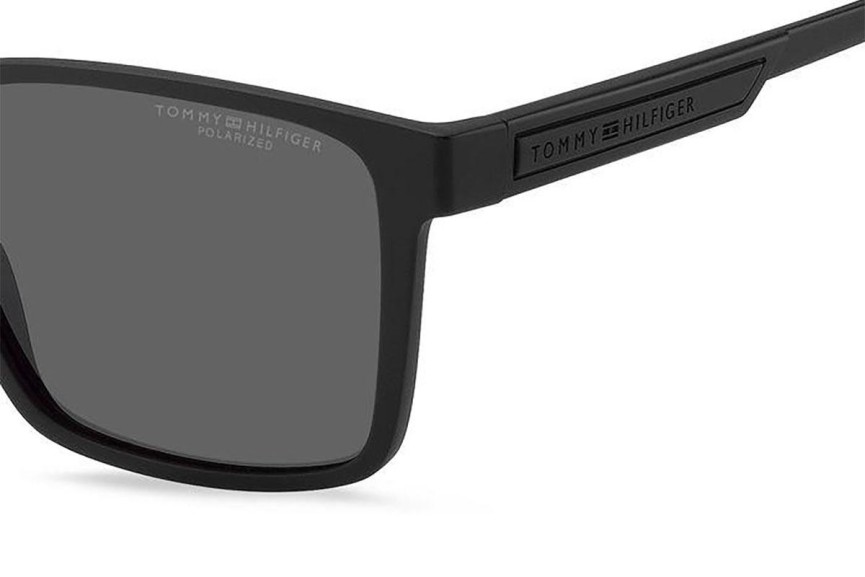 Slnečné okuliare Tommy Hilfiger TH2088/S 003/M9 Polarized Obdĺžníkové Čierne