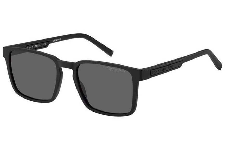 Slnečné okuliare Tommy Hilfiger TH2088/S 003/M9 Polarized Obdĺžníkové Čierne