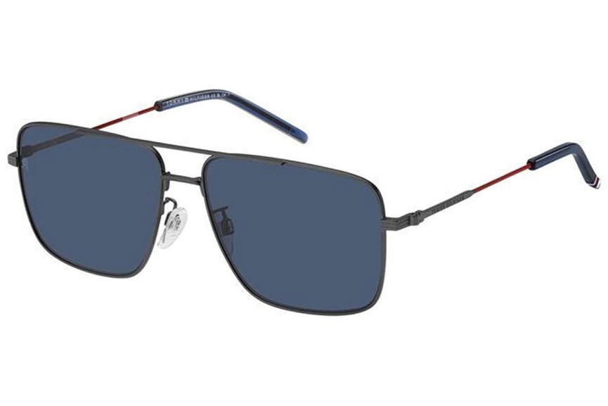 Slnečné okuliare Tommy Hilfiger TH2110/S R80/KU Obdĺžníkové Sivé