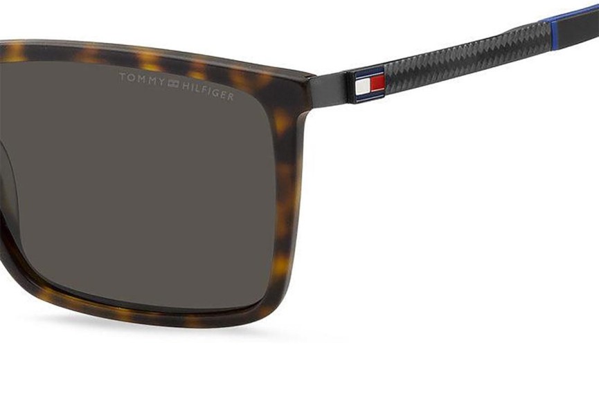 Slnečné okuliare Tommy Hilfiger TH2077/S N9P/IR Obdĺžníkové Havana