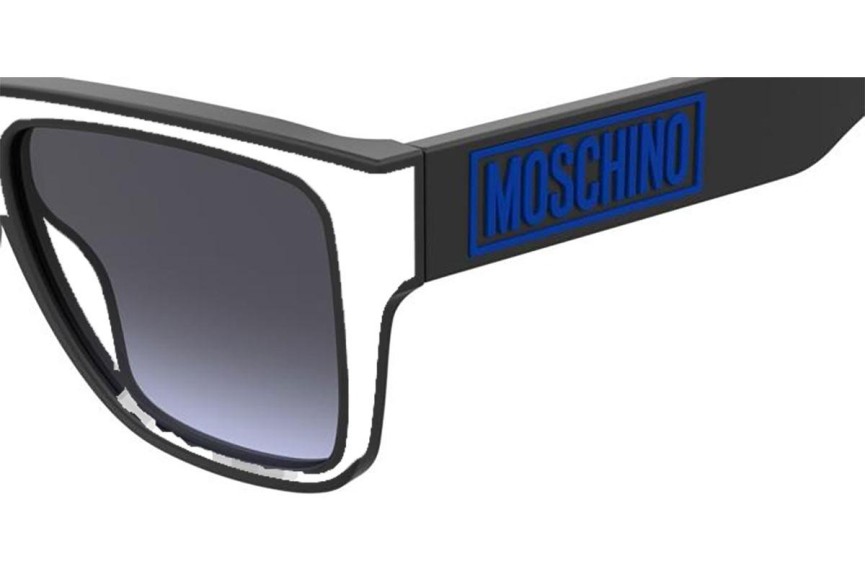 Slnečné okuliare Moschino MOS167/S 003/GB Obdĺžníkové Čierne