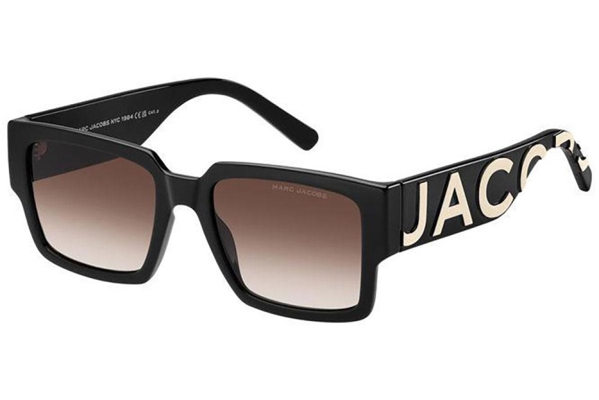 Slnečné okuliare Marc Jacobs MARC739/S 80S/HA Obdĺžníkové Čierne